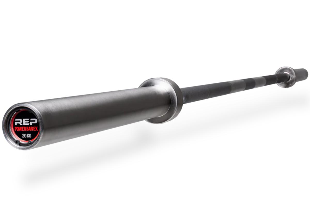REP Deep Knurl Stainless Steel Power Bar EX